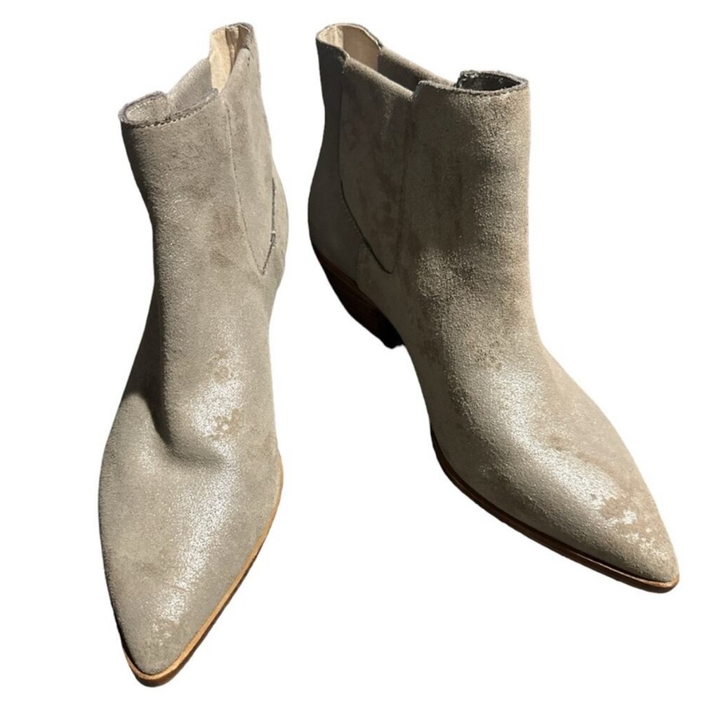 Sole Society Lo Lilianna Grey Heeled Booties